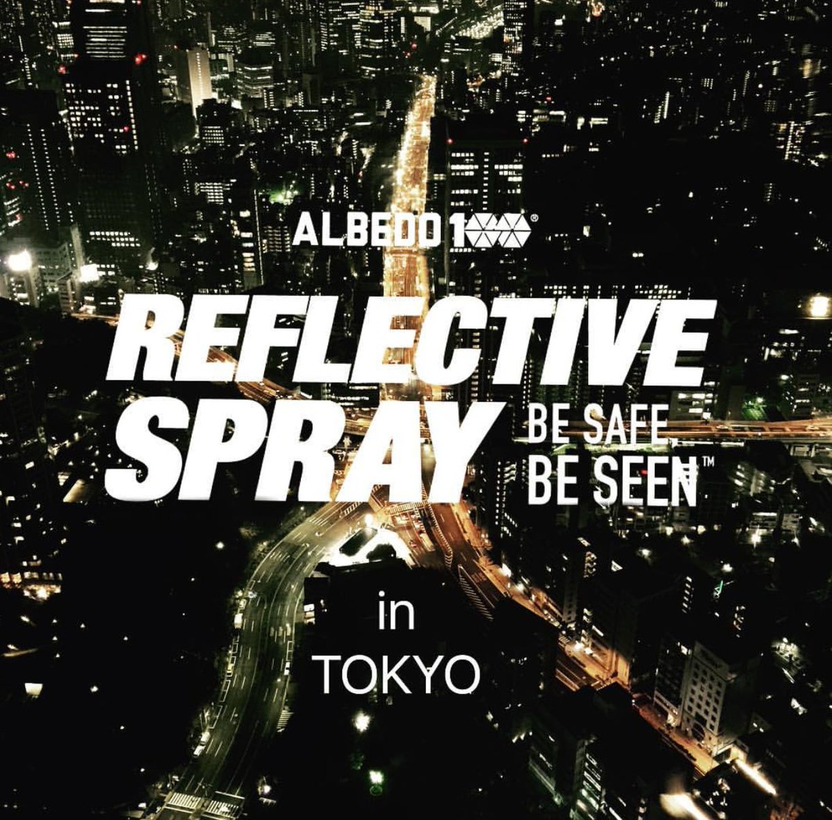 Albedo100UK's tweet photo. #Albedo100 is now available in Japan! Get yours now! #reflectivespray #japan #newproducts https://t.co/oGs5AgV664