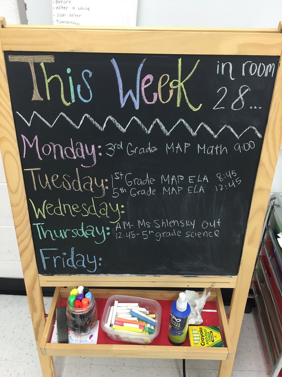 Busy week in room 28! Happy Monday! #wilmot109