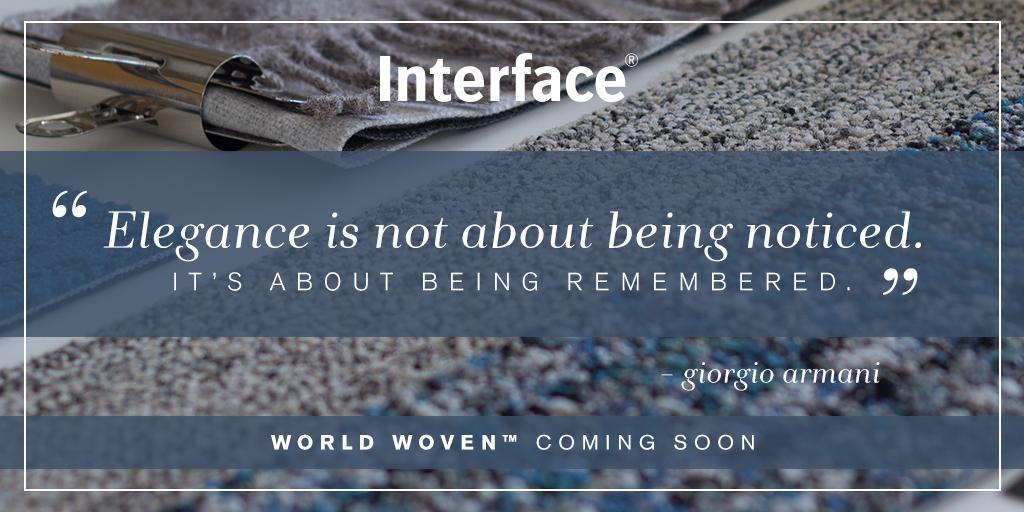 InterfaceInc's tweet image. A first look at #WorldWoven reveals vivid colors born of many hues, subtly blended. Gorgeous!