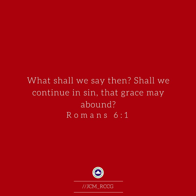 Jcm_rccg's tweet photo. Gods grace isn't a license to sin; it's a license from sin
#Grace #glory #JCMBites https://t.co/V3ioMISYT0