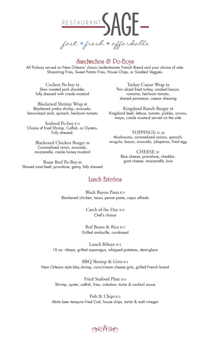 Restaurant_Sage's tweet photo. Join us today and experience our new menu for the summer. https://t.co/eVXKj8gclm