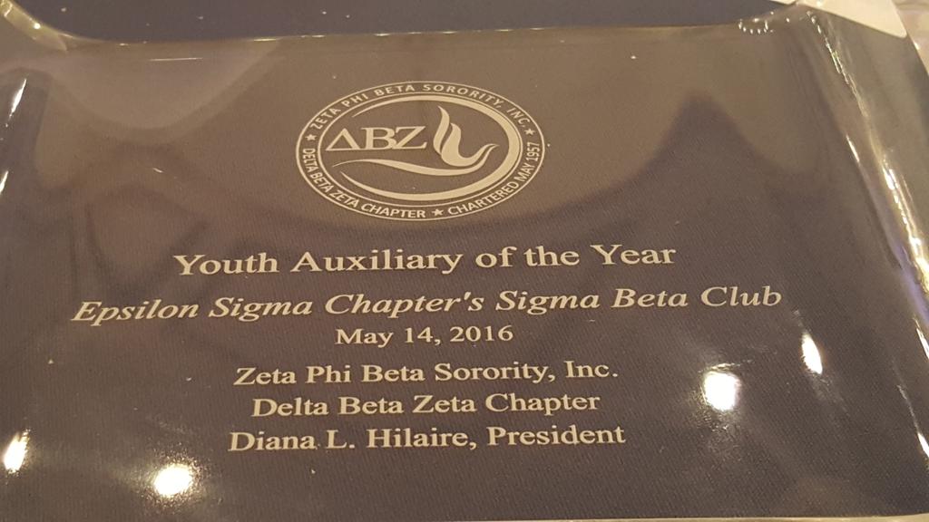 HarlemSBC's tweet photo. Congrats to @HarlemSBC for winning "Youth Auxiliary of the Year" from Delta Beta Zeta. @SBC_East https://t.co/tRepCnmc4o