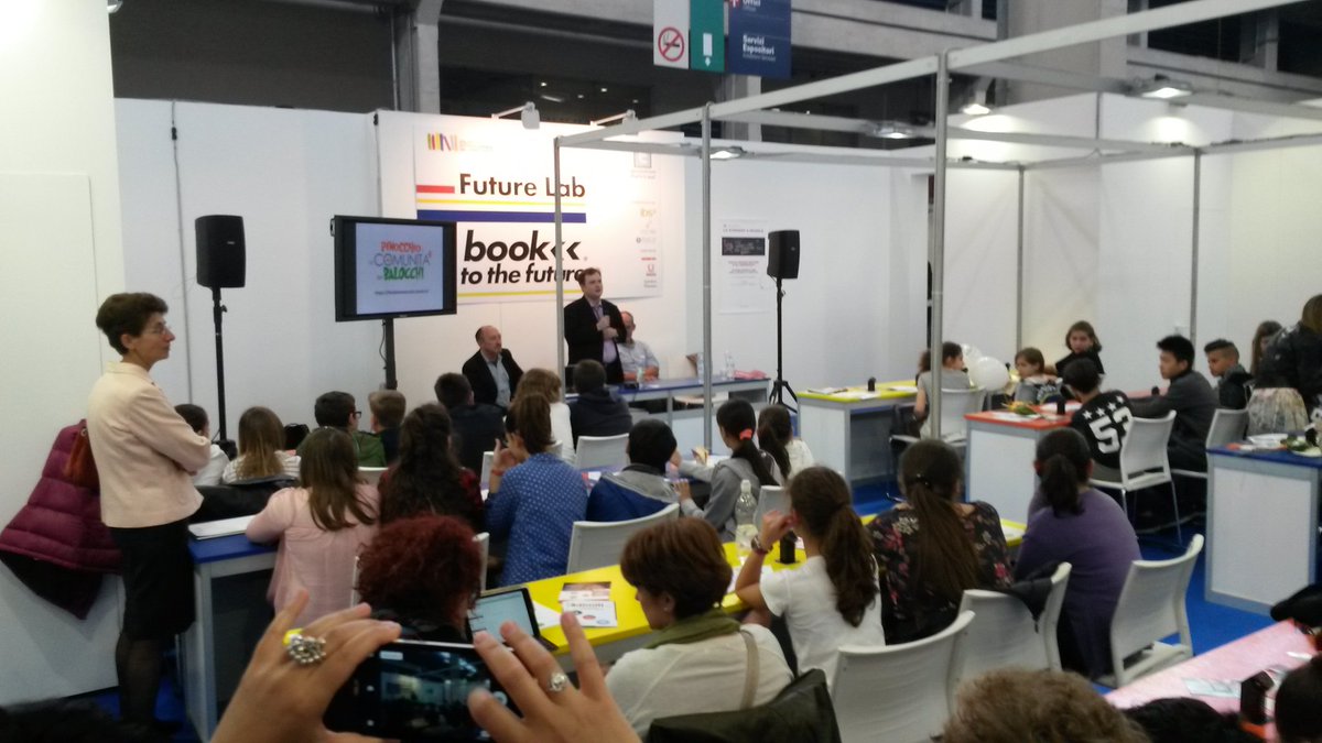 Molti ragazzi all incontro su #pinocchio <a href="/booktofuture/">Book to the future</a> <a href="/SalonedelLibro/">Salone Libro Torino</a>