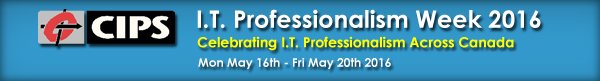 CIPS's tweet photo. CIPS Celebrates I.T. Professionalism Week 2016! Check out the Featured Events!: https://t.co/uZj2BbLgK0 #ITProWeek https://t.co/Edtjb5r4IW