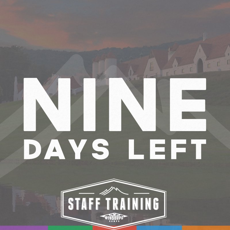 wsc_staff's tweet photo. 9 days! Here we go! Single digits! https://t.co/i8mBgVt2IV