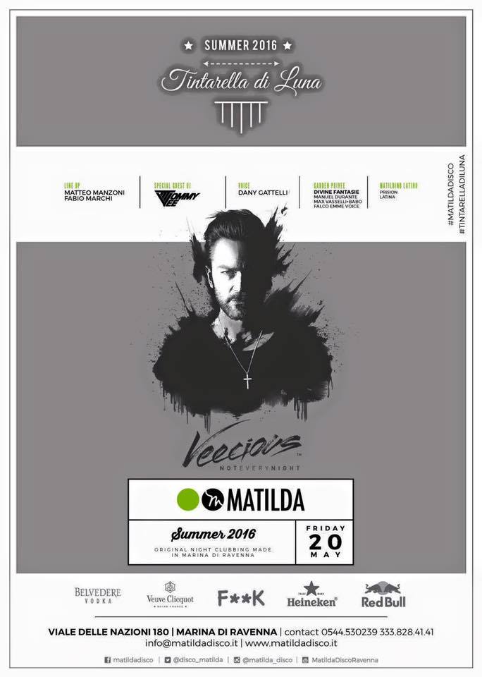 djtommyvee's tweet photo. Venerdì
MATILDA DISCO
#VEECIOUS
ready? https://t.co/XA8VUpcQas