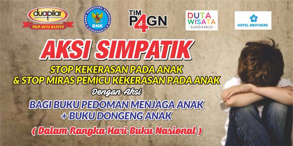 Besok siang pkl 13.00 WIB aksi BNK Sukoharjo w/ Duta Wisata Skh &amp; <a href="/Hotel_Brothers/">HOTEL BROTHERS SOLO BARU</a> | Bagi buku untuk Anak!