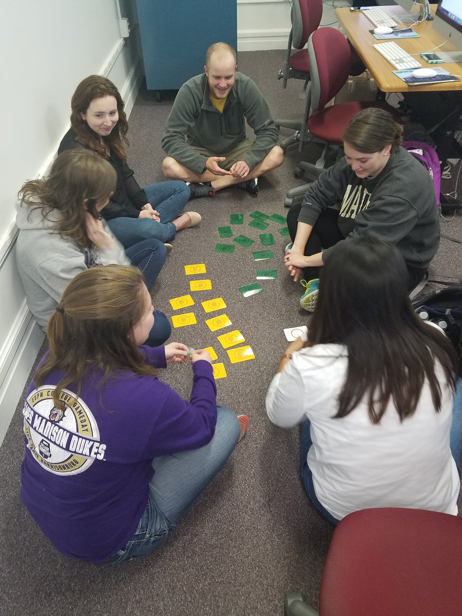 phdslyk's tweet photo. And summer technology class is under way! Playing the TPACK game. #educ540 https://t.co/4VZngQWNs1