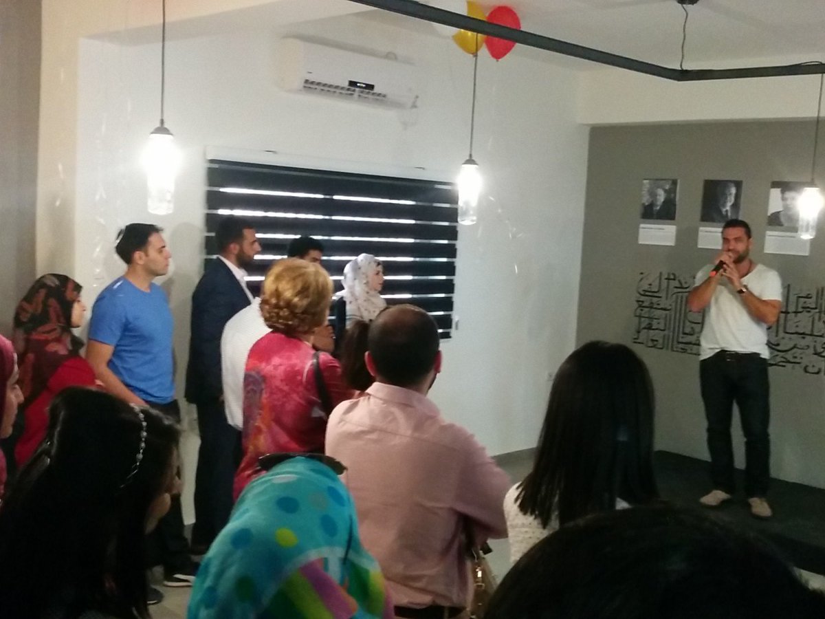 mathaher's tweet photo. Opening ceremony of Work Factory Manara branch. https://t.co/fsNI8aYDnX