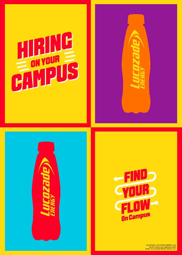 Lucozade are looking for passionate students to represent their brand on campus! Apply here: bit.ly/1XuqckG
