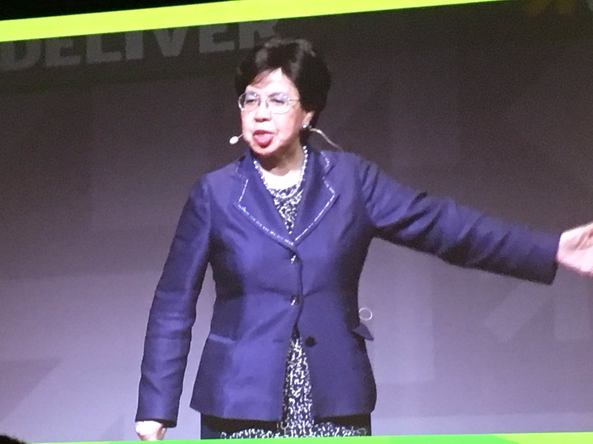 #WD2016 margaret chan from soldiering Ebola, Zika, and everything else in between- I know that women matter
