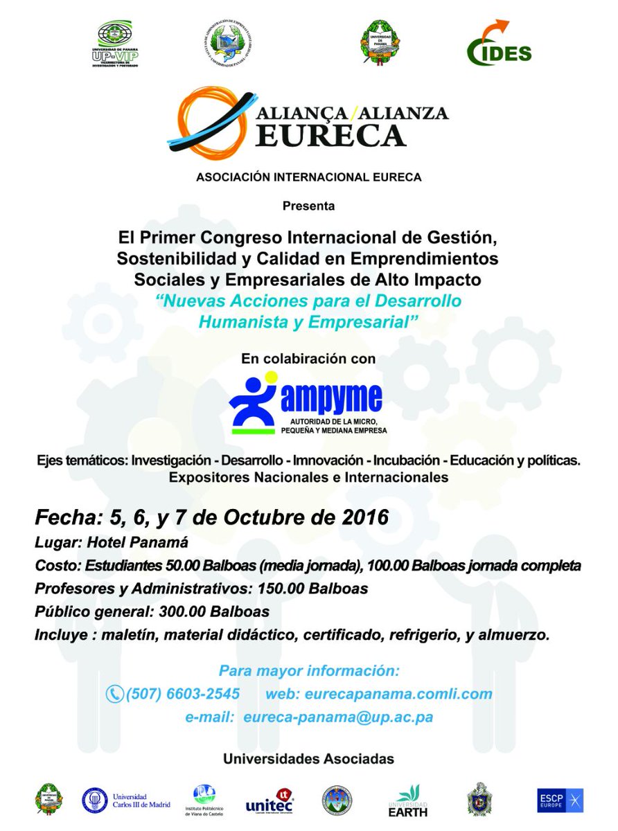 UNIVERSIDAD_PMA's tweet photo. No te pierdas el Congreso Internacional de Gestión, Sostenibilidad y Calidad en Emprendimiento Social y Empresarial https://t.co/myPyE5Hyez