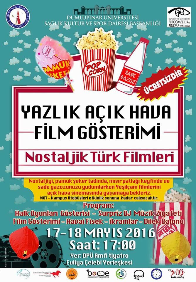 DpuYazarsair's tweet photo. Yine pek çok topluluk bir araya gelip güzel bir etkinlik yapacakmışız ☺️🎈🎬🎼 https://t.co/o6JoM5hBsd