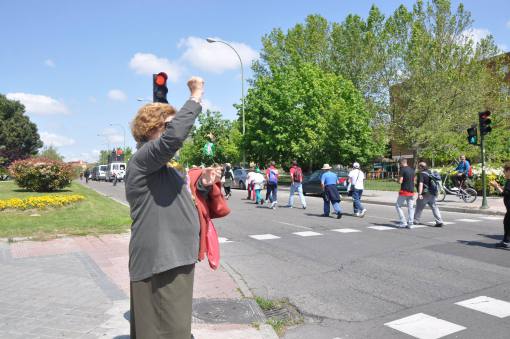 Ayer nos recibían así en Vallekas. Esto nos dá fuerza en la #HuelgaHambreSAT.
