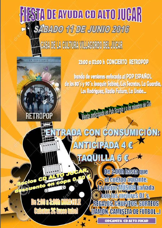 CDAltoJucar's tweet photo. Ya puedes comprar tu entrada en  PUB SCORPIO y a cualquier miembro del club no te lo pierdas FIESTON DE DESPEDIDA . https://t.co/6q1vLcMLvF
