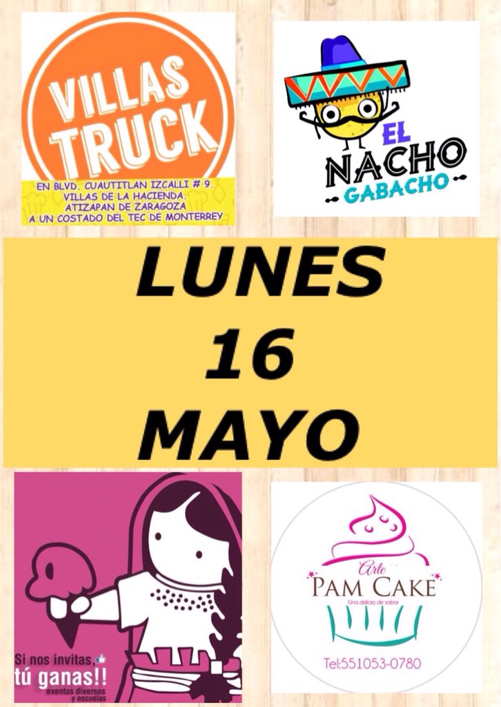 Lunes!
Nachos salados y dulces, aguas paletas postres y cafe!
A un costado del <a href="/ITESMCEM/">Tec Estado de México</a>