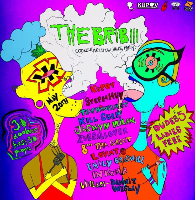 playermaderadio's tweet photo. THIS FRIDAY 

#THEBRIB 🏡 

#WEPLAYERMADE 🎲🎲 

HOW Y'ALL GONE ACT??? https://t.co/AwnqEKDqeT