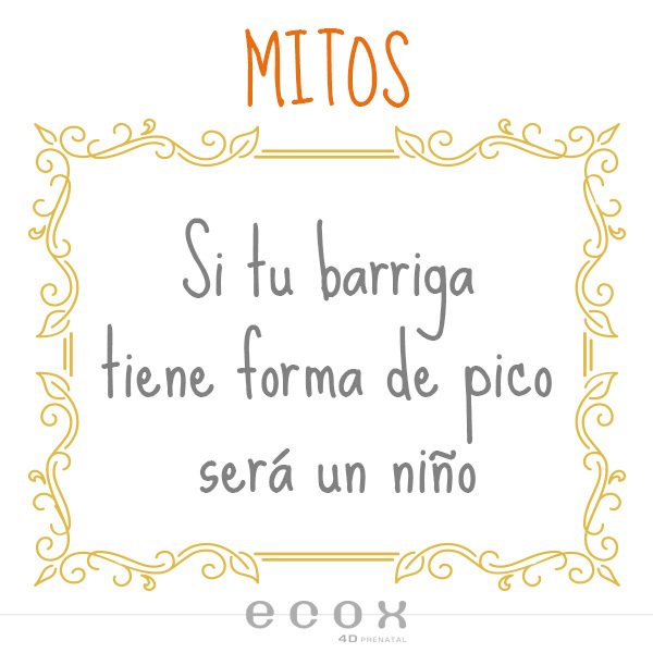 'Si tiene forma de pico. será niño' #MitosEmbarazo #embarazada #mamisfelices