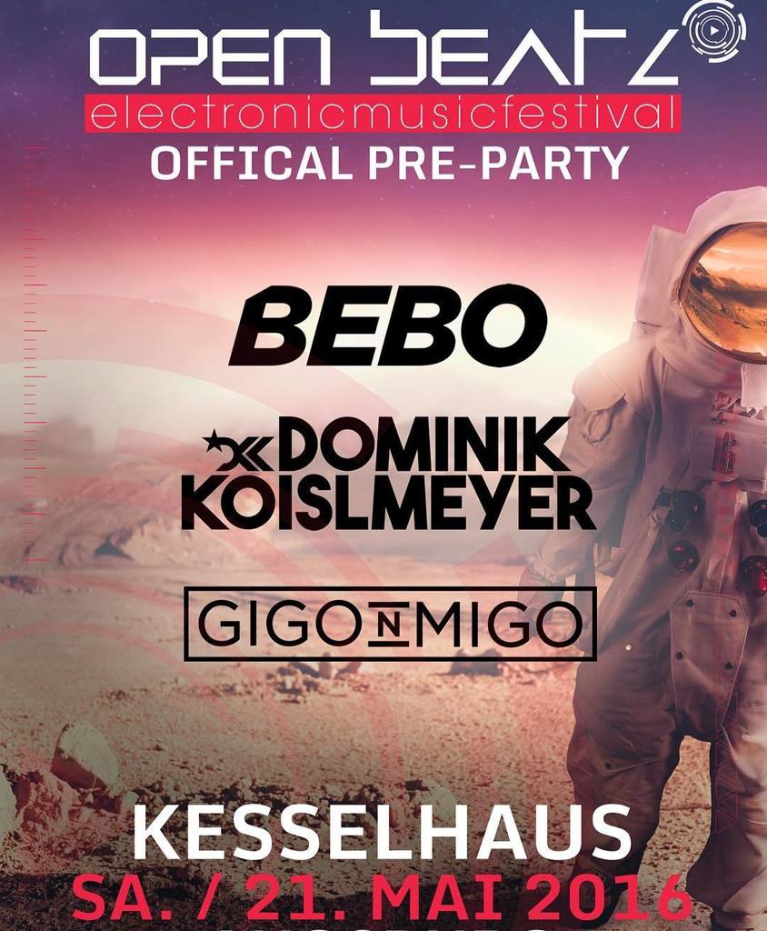 OpenBeatz's tweet photo. #pre #party at @kesselhaus_augsburg am samstag mit @gigonmigo , @bebo.music &amp; @koislmeyer 🚀🙌🏻 https://t.co/P1yN3yxZHN