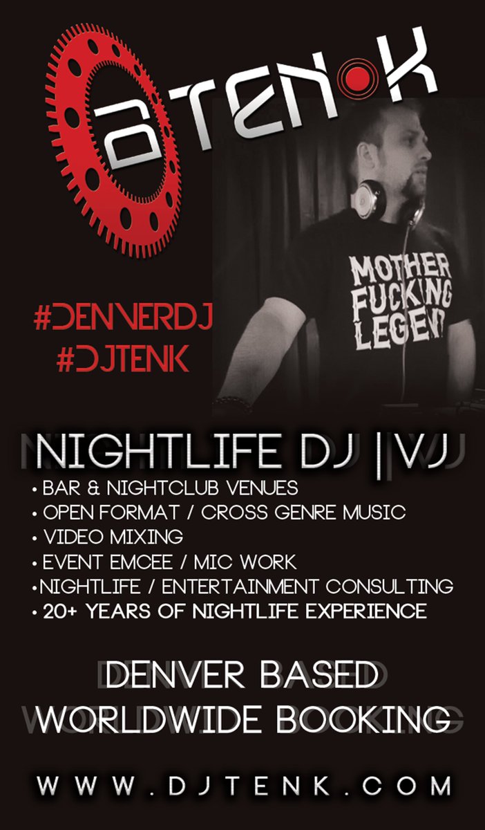 djten_k's tweet photo. Booking #Denver club dates! #DenverDJ #DenverNightLife #RealDJ #EDMDJ #ClubDJ #PartyLife #Nightclub #Nightlife https://t.co/PA4A0qmh3t