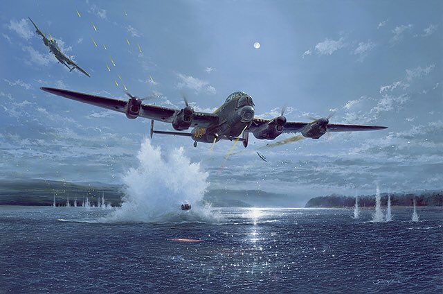 73 years ago, 133 men flew. 53 did not return. Lest We Forget. Art credit: Hopgood's Courageous Run by <a href="/SimonWAtack/">Simon W Atack</a>