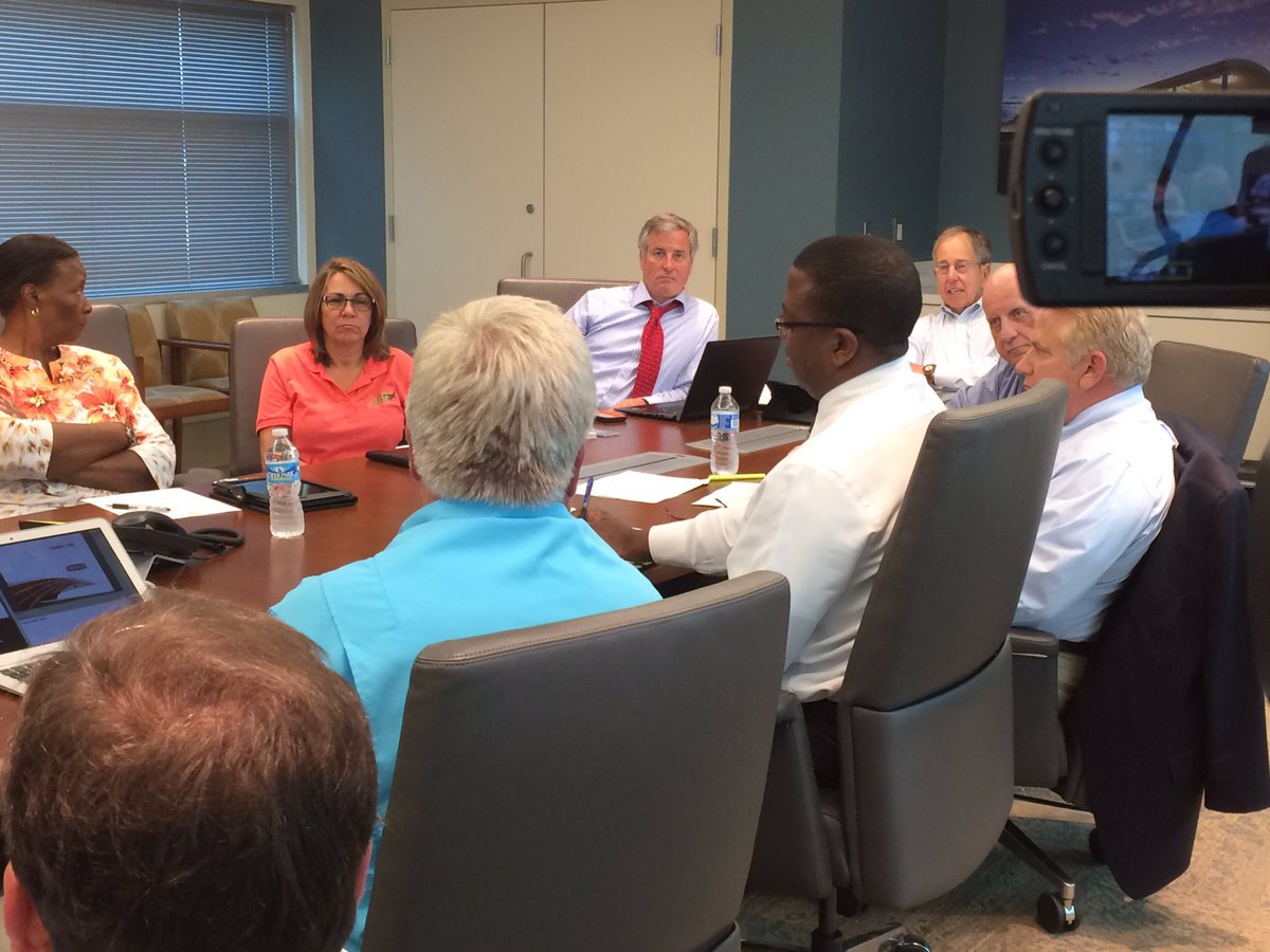 The owner of Thrush Aircraft speaks to the Albany Aviation commission about its company.