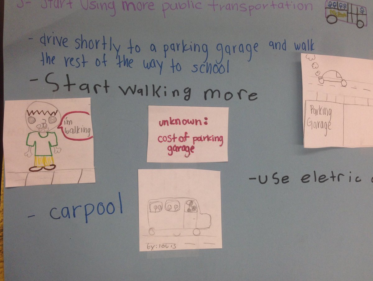 SFUSD_Science's tweet photo. #BVHM sixth graders propose solutions for their school to mitigate #climatechange. #SFUSD #SFUSDScience https://t.co/3Riseko7Z5