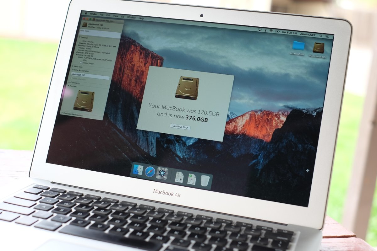 CNET's tweet photo. Double your MacBook's storage with a tiny card called TarDisk https://t.co/jxYFgtBO7O https://t.co/NGMMWLcoFb