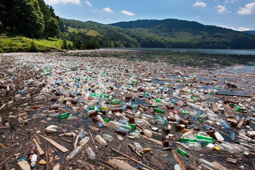 WaterDepletion's tweet photo. Due to littering and overflowing landfills, our waters look like this. https://t.co/Bqdh9NDIwG