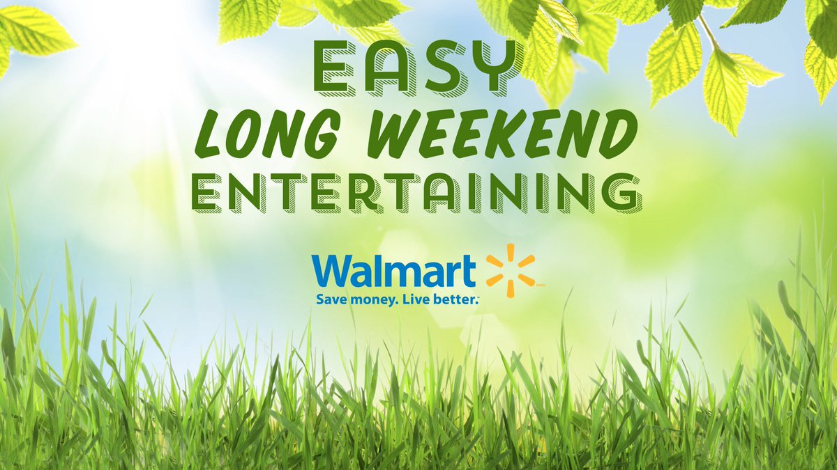 Get fresh for the long weekend with a $100 <a href="/WalmartCanada/">Walmart Canada</a> gift card! RT for a chance to win: bit.ly/24V9fBX