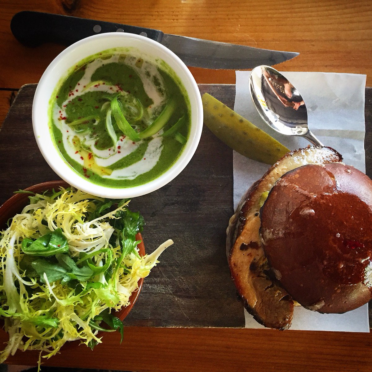 Our lunch menu is🔥! Each of our lunch sandwiches (including this porchetta for $12!) comes with a choice of 2 sides.