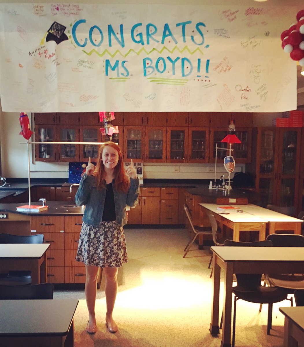 WardHighScience's tweet photo. Best Monday morning surprise! I am so grateful for the awesome BW fam!! ❤️ https://t.co/kNxqoNR7Em