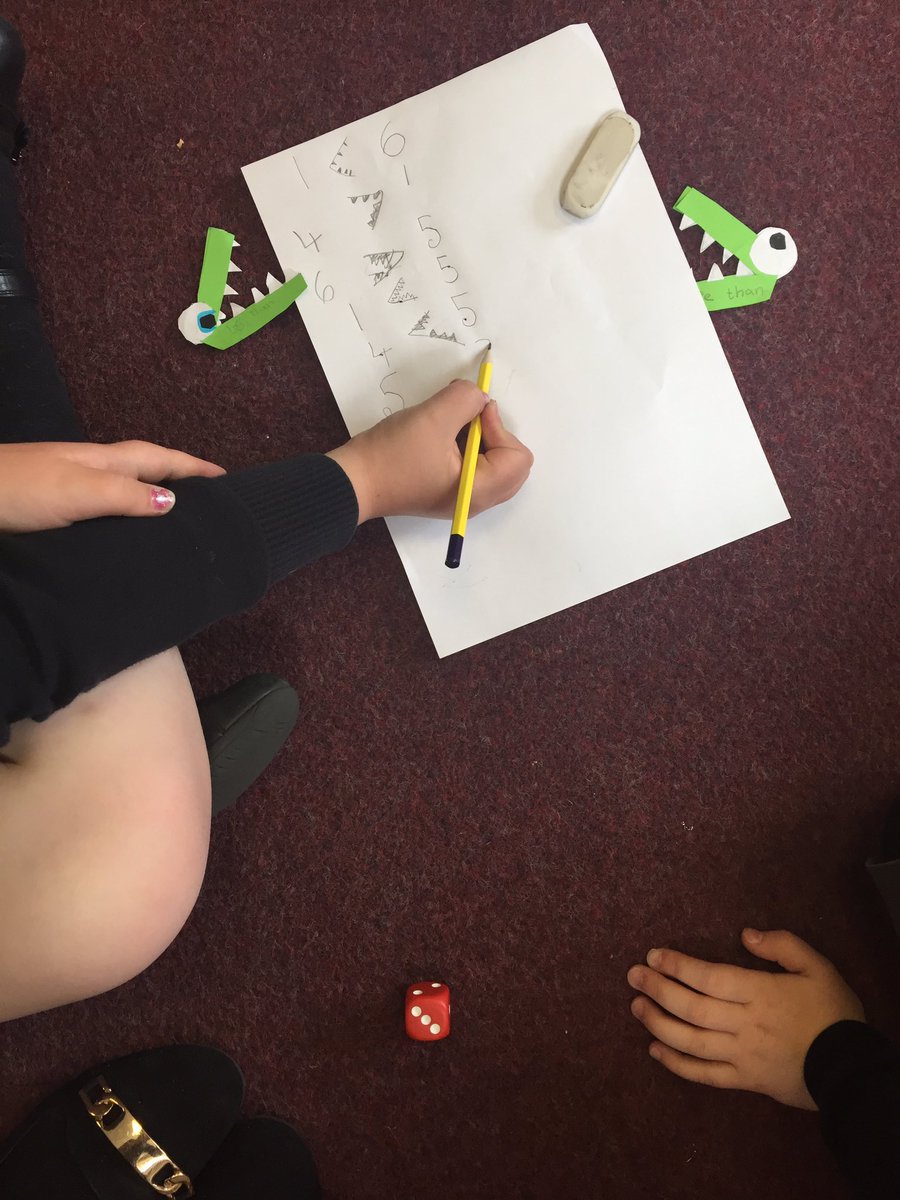 LadyloanPS's tweet photo. Pupils made 'hungry crocs' to learn about the greater than/less than symbols..πππ» #mathsisfun #learningnewconcepts https://t.co/9rPoyfcmRv