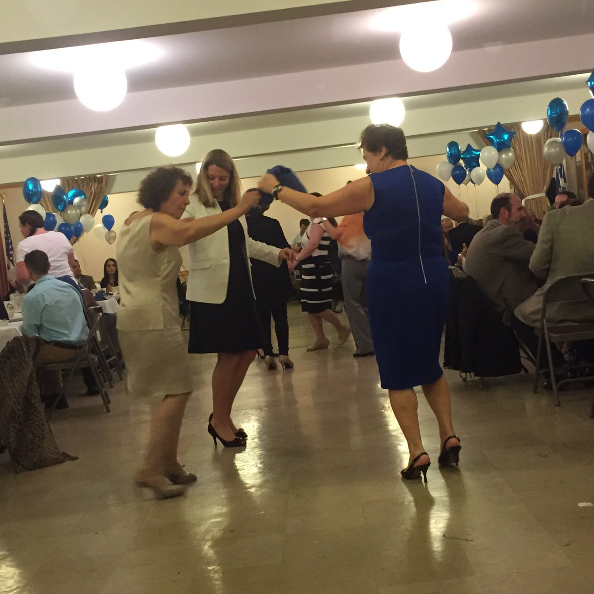 SharonGraff2016's tweet photo. Learning new dance steps from the real pro's at #St. George's Greek Orthodox Church in Kingston #new friends! https://t.co/jTSABMYov4
