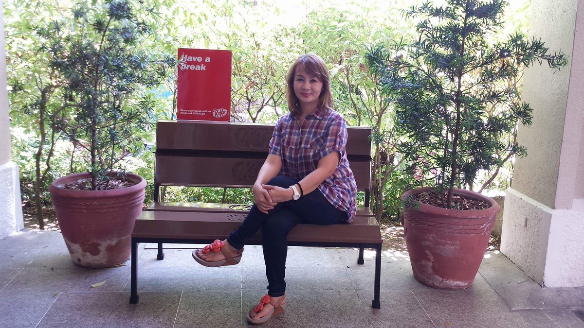rchllshr's tweet photo. @kitkat_ph #mybreak I'M A #MUSICBREAKER π»πΆ The mall is playing a music while I'm having a break at #KITKATBENCH π https://t.co/wFjAeGl9gb