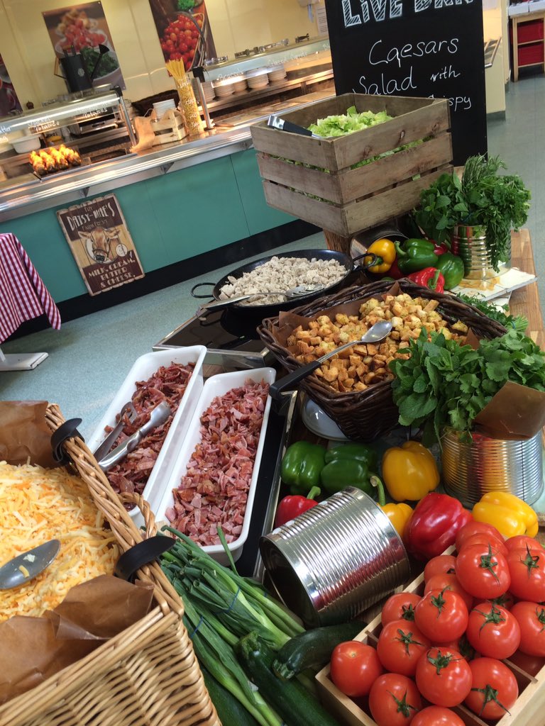 ian_wright1's tweet photo. Caesar salad bar @Eastbourne college @JMateides @HolroydHowe @ChrisHamper3  @HASH_1988 @DavidjohnMullis https://t.co/blNQm4ScBn