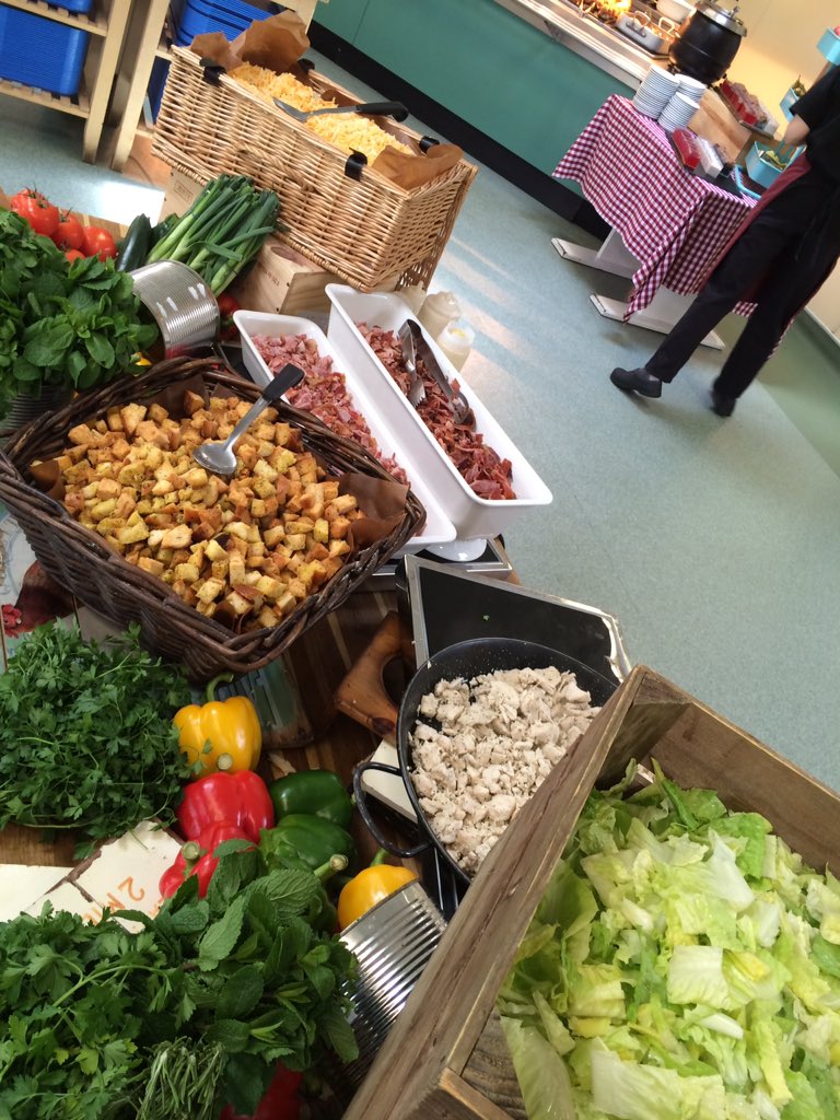 ian_wright1's tweet photo. Caesar salad bar @Eastbourne college @JMateides @HolroydHowe @ChrisHamper3  @HASH_1988 @DavidjohnMullis https://t.co/blNQm4ScBn
