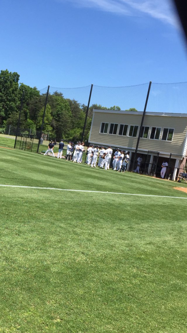 VISAA Baseball on Twitter "1st game getting ready to start Flint Hill