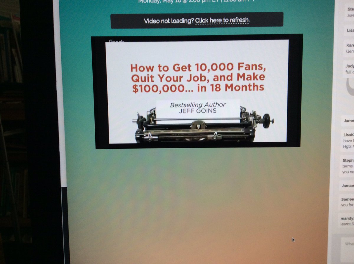 BookMentorJudyB's tweet image. #booktocourse Jeff Goins up next on the teachable summit