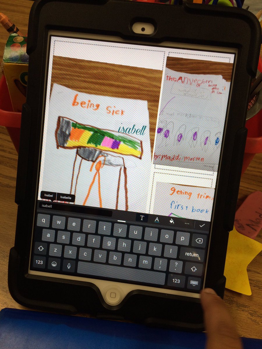 PaigeBessick's tweet image. Using @PicCollage to share our series books. #mcptech @TCRWP