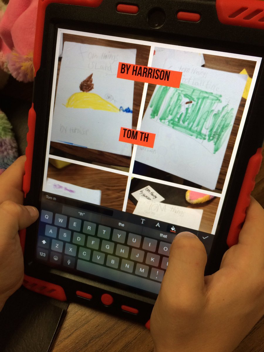 PaigeBessick's tweet image. Using @PicCollage to share our series books. #mcptech @TCRWP