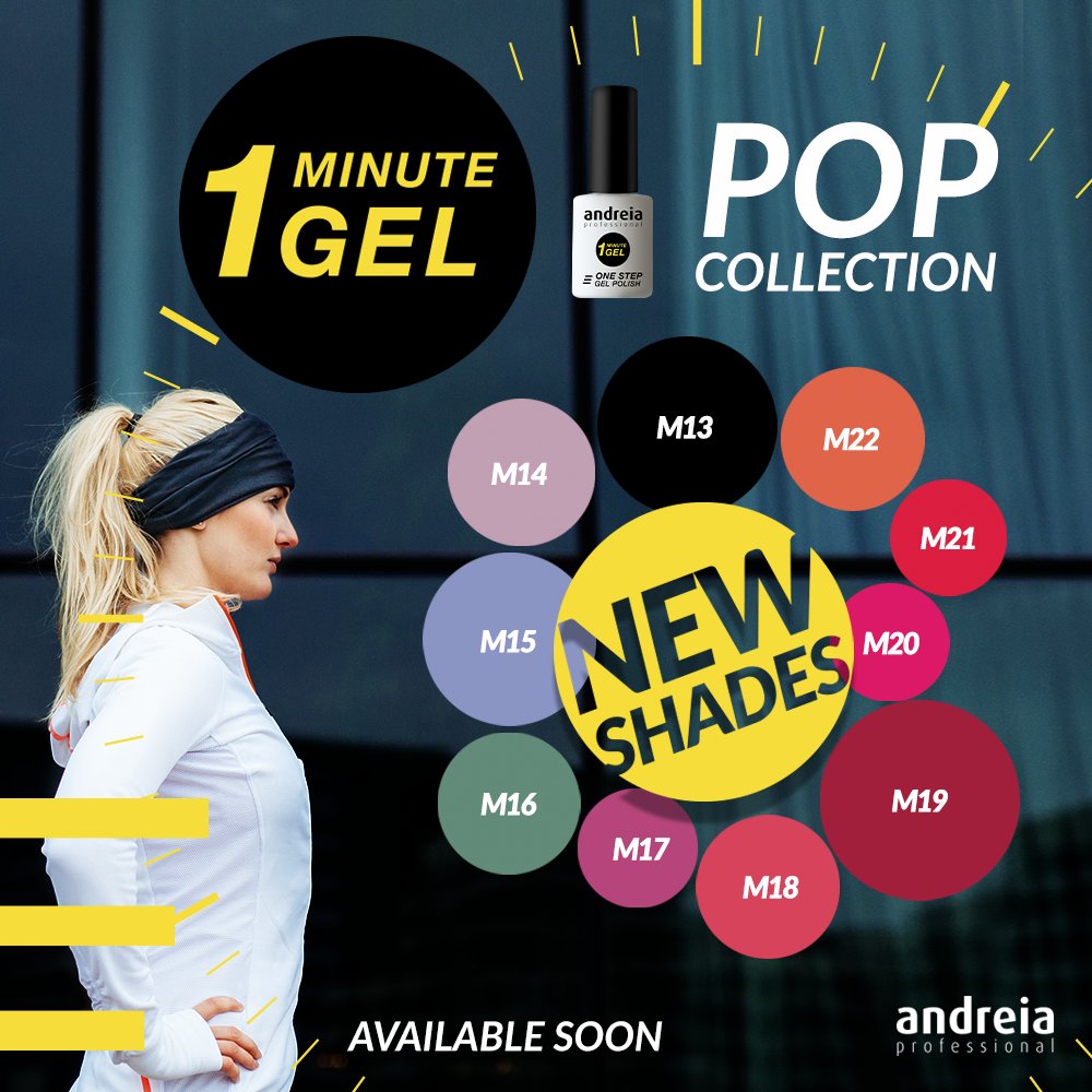 Andreia_Pro's tweet photo. A colorful collection that arrived to add a extra fun touch to your summer looks. #AndreiaProfessional #GelPolish https://t.co/9JhDwIKVMr