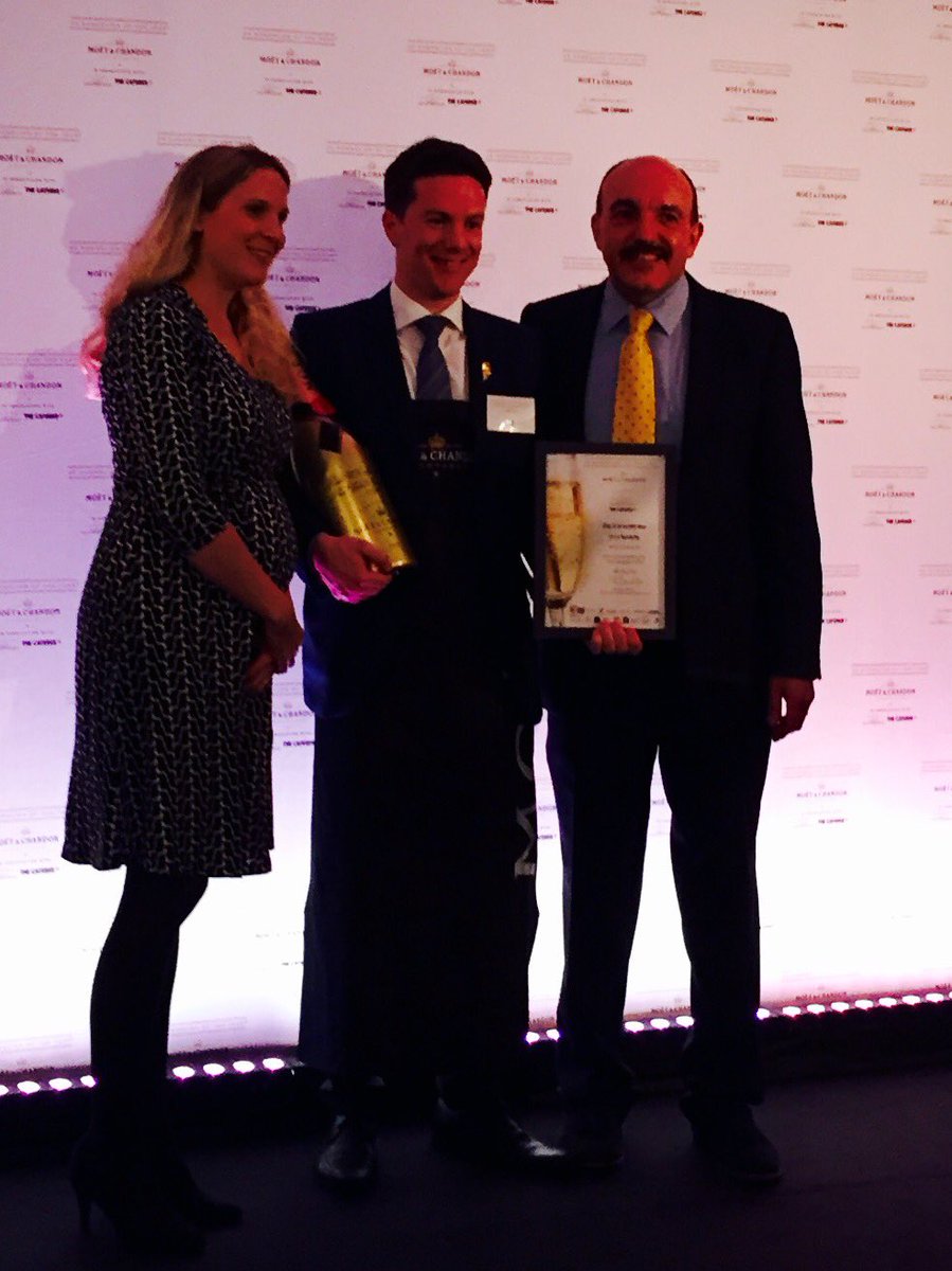 #Moët UK #Sommelier Year 2016 Title goes to <a href="/TerryKandylis/">Terry Kandylis</a> @Moet_UK <a href="/AFWS/">AFWS</a> <a href="/MO_LONDON/">Mandarin Oriental Hyde Park, London</a> #Competition #Congratulations