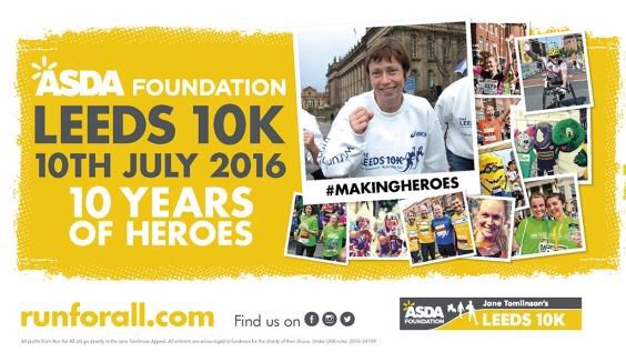 claire_harper1's tweet photo. Looking forward to running #leeds10k @runforall 10th birthday celebrations in July for @janesappeal @asdafoundation https://t.co/a4fi7odTnS