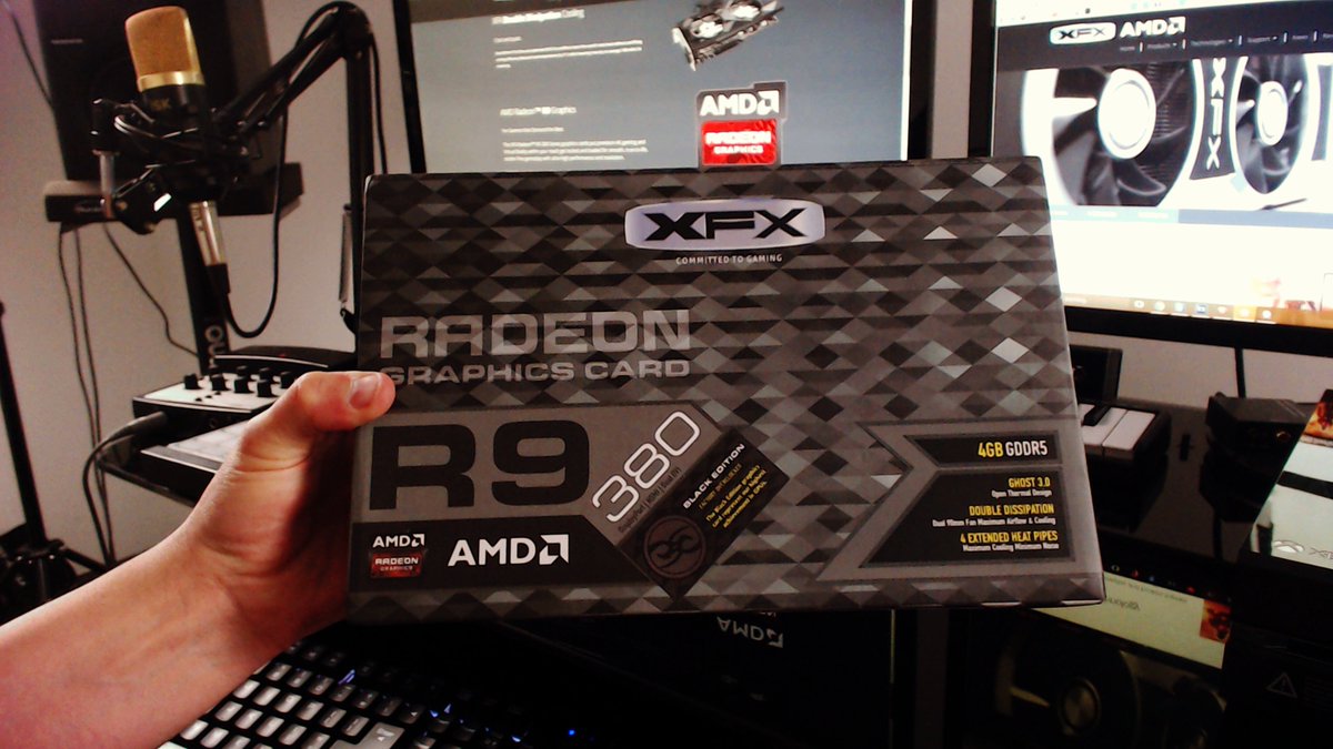 My new graphics card has arrived 😃 Now what to do with my old one.... Mmmm 😃🎮 #Gaming for #Charity RT