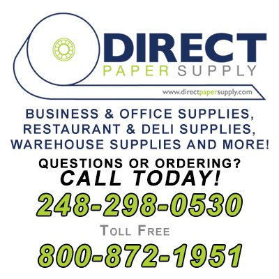 DirectPaperSupp's tweet image. Start the week RIGHT, quality supplies at DirectPaperSupply!
FREE SHIPPING &amp;amp; BULK DISCOUNT
248-295-0530 800-872-1951