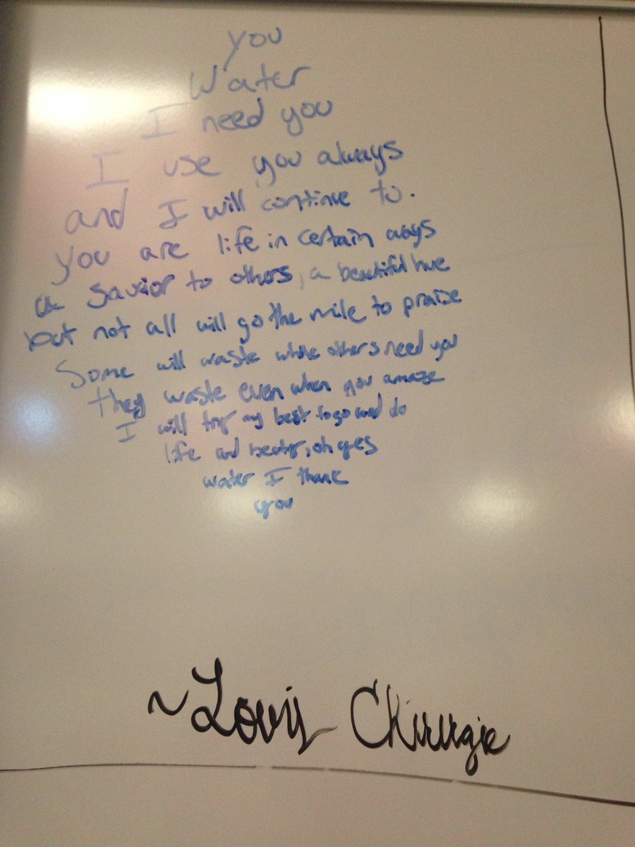 psychSOCteach's tweet image. #5gallonchallenge @waterforgood @charitywater #mystudentsrock #visualawareness