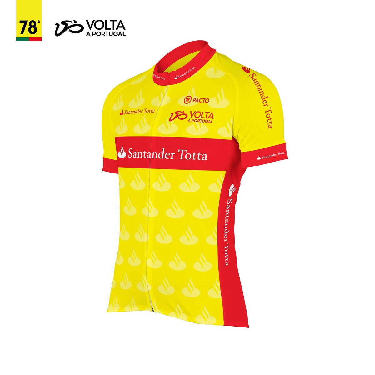 New sponsor to <a href="/VoltaPortugal/">Volta a Portugal</a>  Yellow jersey <a href="/santandertotta/">santander_totta___</a>  by <a href="/PACTO_Cycling/">PACTO</a> ;)