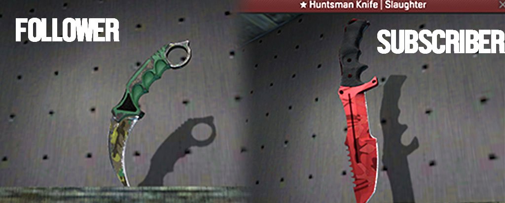 nickbunyun's tweet photo. Follower and Sub giveaway at end of stream [FT Karambit / FN Huntsman] - https://t.co/xrp5pTdrqM https://t.co/L4VdJz1syO