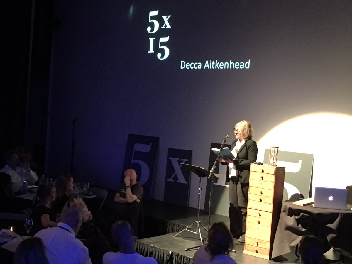 lauracstokes's tweet photo. Think less and feel more #BeautifulAdvice from @DeccaJourno wonderful husband remembered at @5x15stories https://t.co/2rMCdjOhkO
